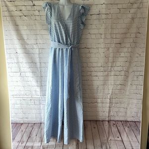 Aura Women's Plaid Jumpsuit